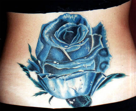 роза, татуировка